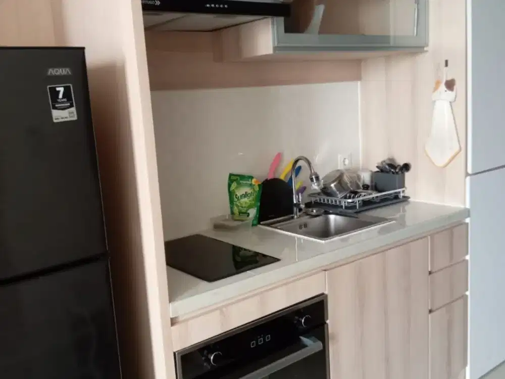 DISEWAKAN APARTEMEN CLEON PARK HARIAN MURAH TYPE STUDIO FULL FURNISH