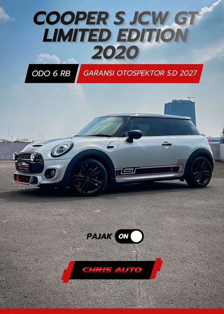 Rare GT Edition JCW Pack Mini Cooper S 2.0 3 Doors 2020 / 2021 Odo6rb