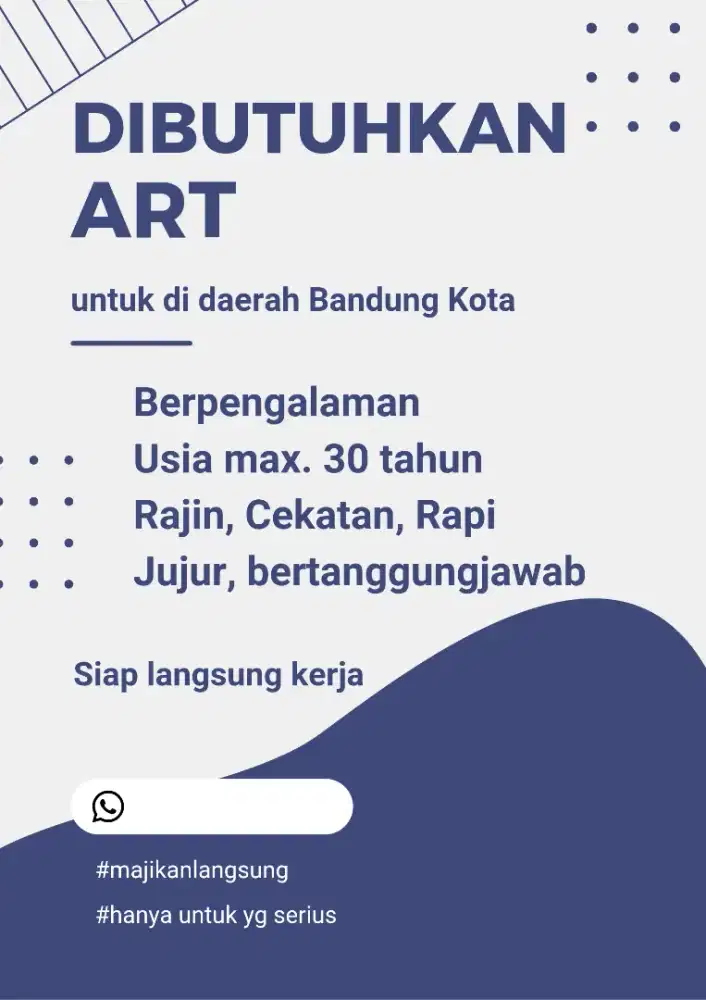 Dibutuhkan ART Jujur di Bandung