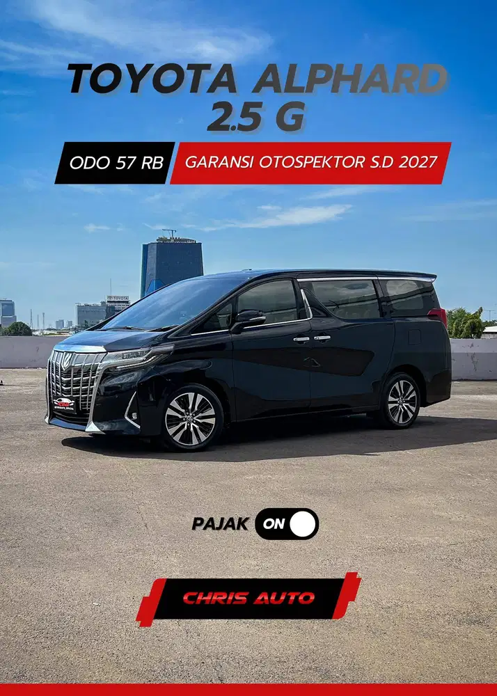 Lowodo Service Record Facelift Toyota Alphard G ATPM 2018 / 2019 SC