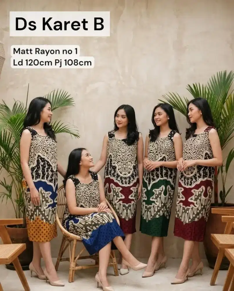 Baju wanita daster batik solo