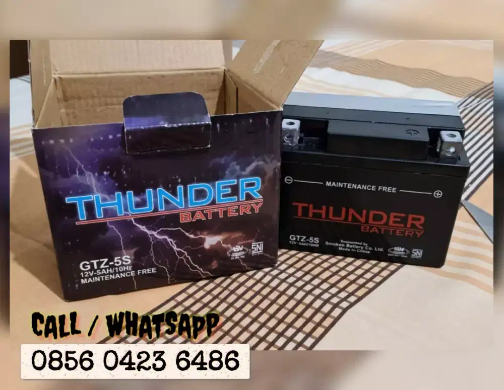 AKI MOTOR MERK THUNDER GTZ5S (BARU)