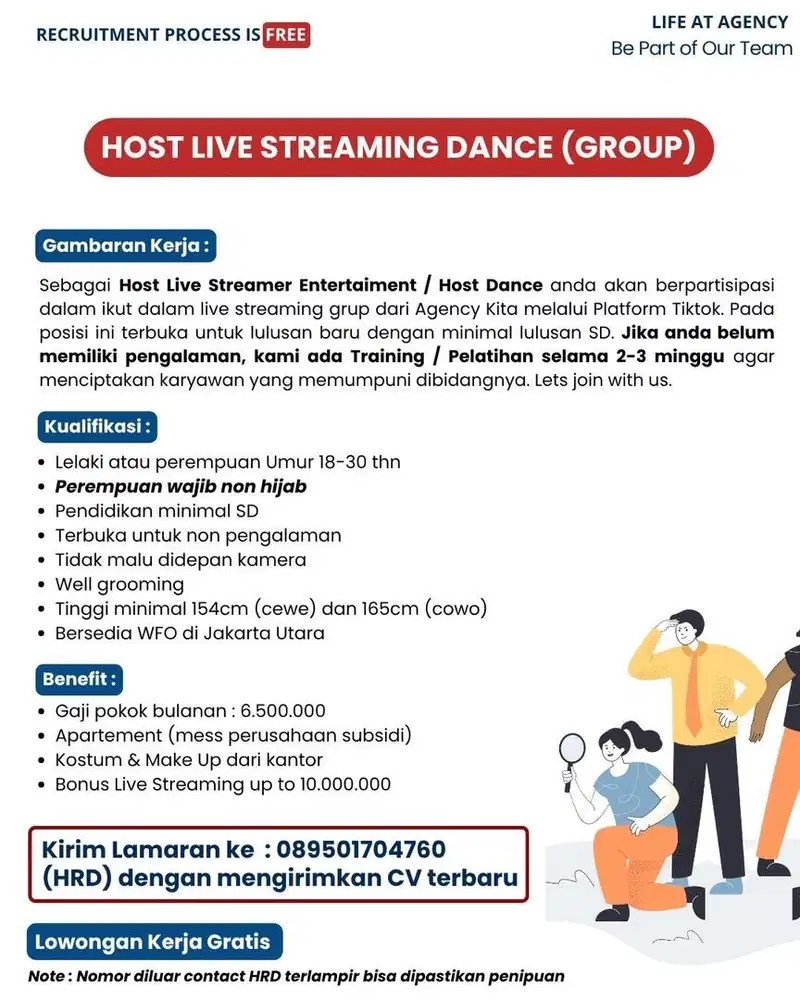 Host Live Streaming Dance (Group)