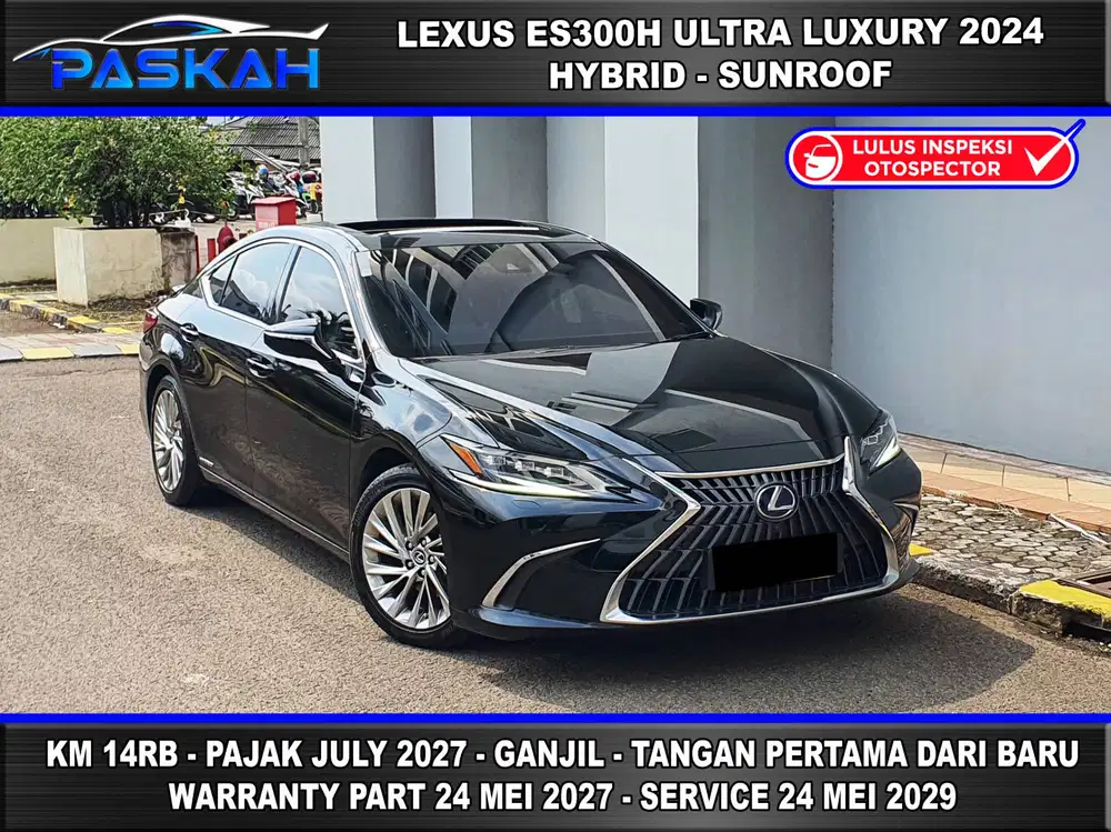 KM=14K Bunga=4% JULY27 LEXUS ES300h ULTRA LUXURY 2024 HYBRID ES 300 H