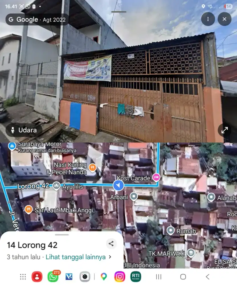 Di jual Rumah Area veteran