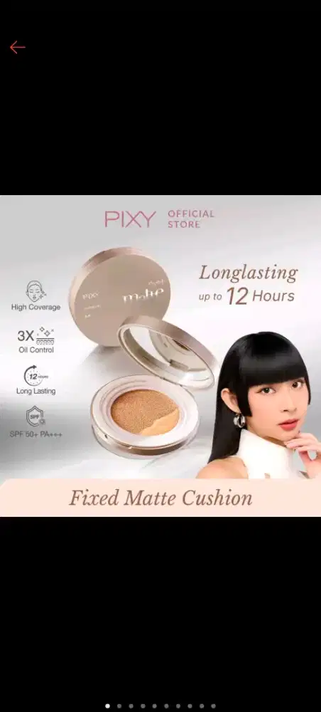 PIXY FIXED MATTE CUSHION