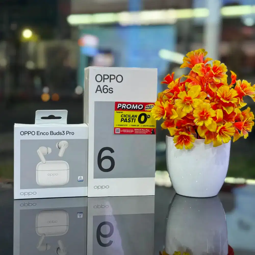 Khusus PNS beli hp Oppo A6S gratis enco BUDS 3 pro original