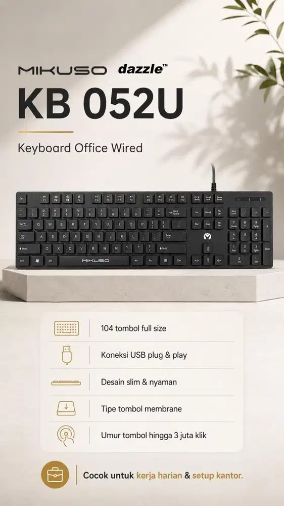 Mikuso KB 052U Wired