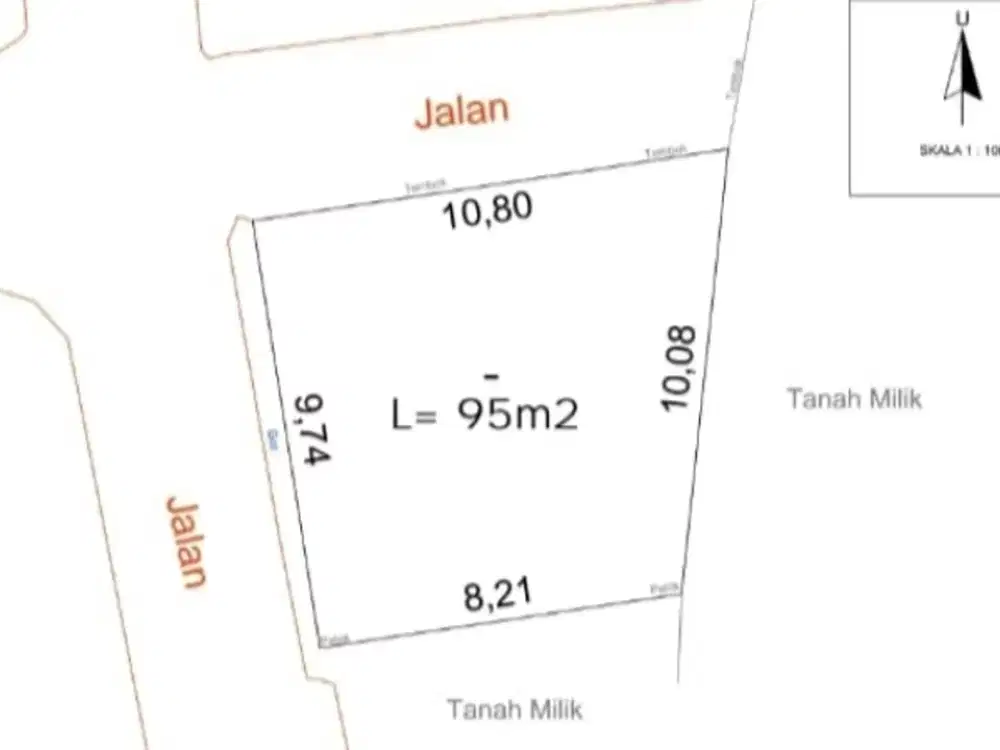 Tanah strategis itr pemukiman Pantai Berawa Canggu Bali