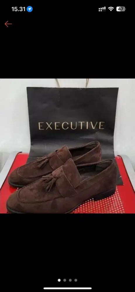 The executive loafers suede size 44