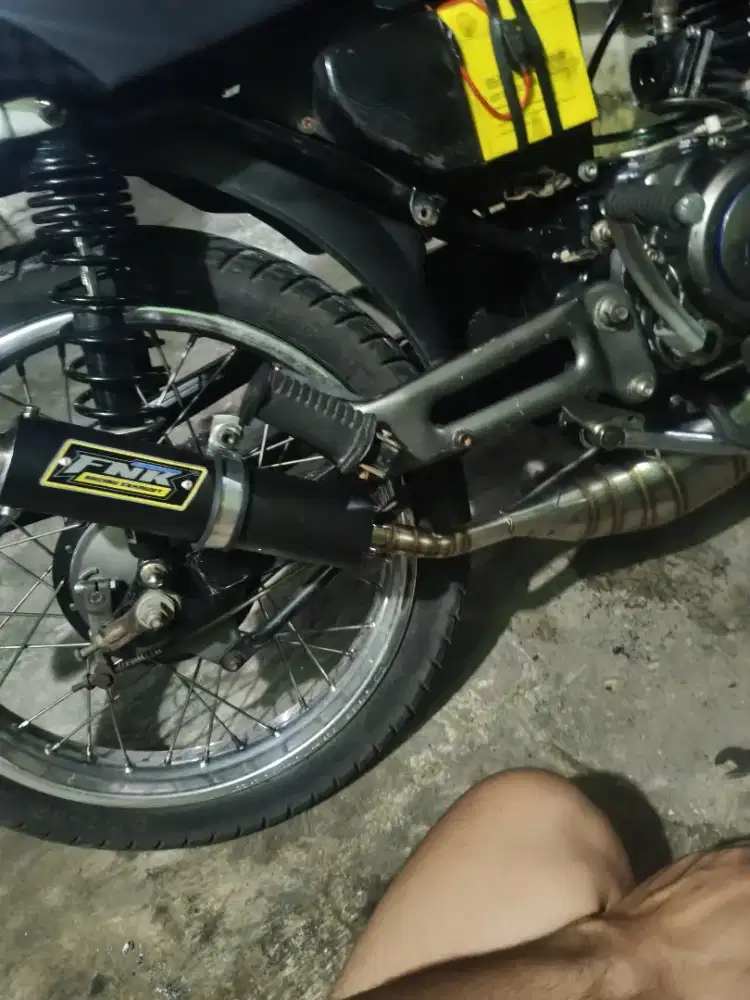 Knalpot kolong rx king fnk suara garing