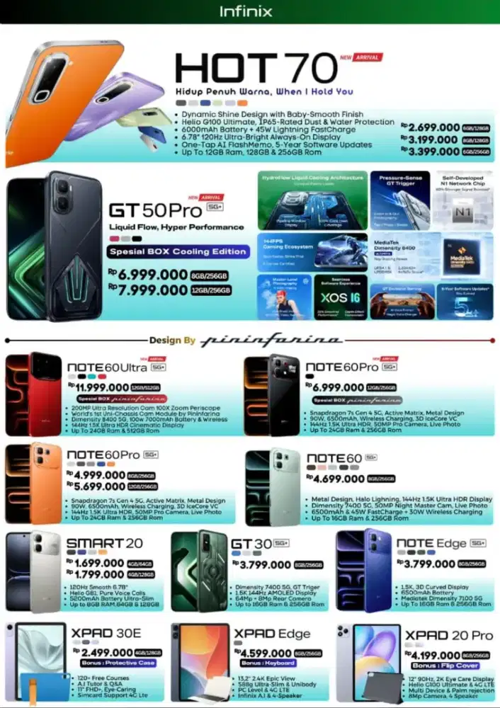 INFINIX HOT 70 PRO 6/256GB