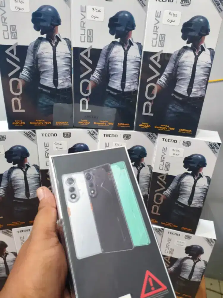 Tecno Pova Curve 5G 8/256GB Resmi segelbox Promo