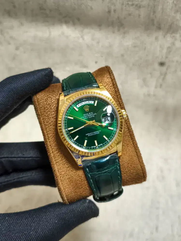 Rolex Daydate Green 118138 36mm 2013