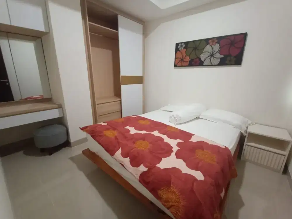 DISEWAKAN UNIT APARTMENT CLEON PARK TYPE 2 BEDROOM MEWAH & MINIMALIST