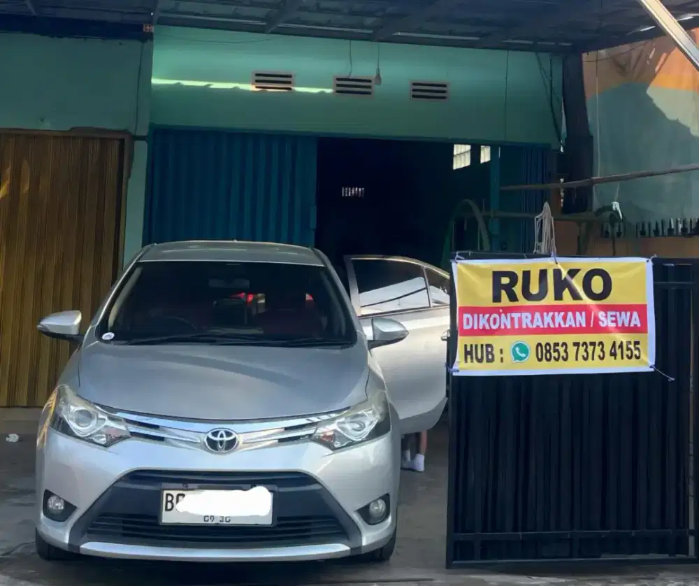 RUKO DISEWAKAN lokasi Strategis Ramai