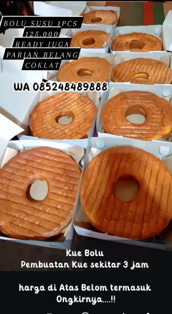Bolu susu enak azib