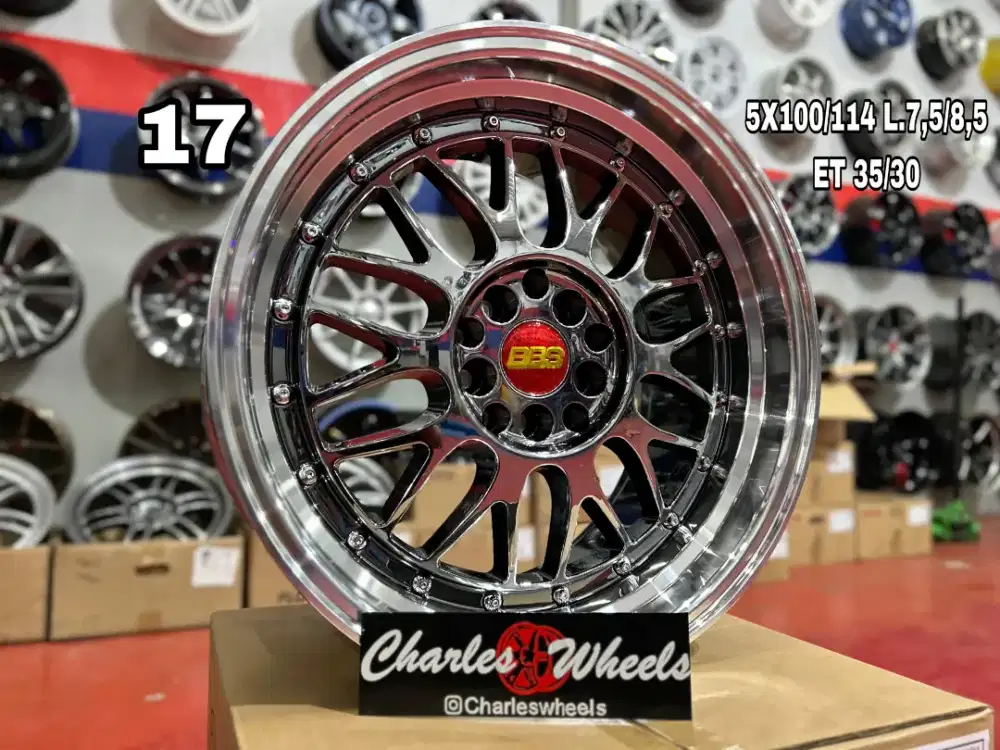 VELG B.B.S RING 17 BLACKCHROME