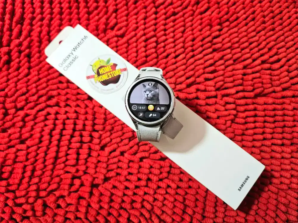 Samsung W6 Classic 47mm Silver Mulus Bagus