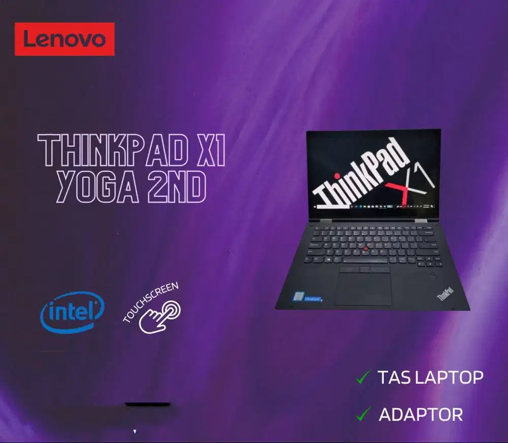 Lenovo Thinkpad X1 Yoga 2nd Core i7 7500u 7th Gen Ram 16GB *RRC