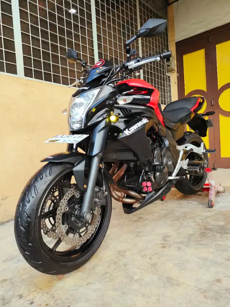 Kawasaki ER6N / ER 6N 650 2012, Full Modif 15 Jutaan ( Hedon ), Mulus.