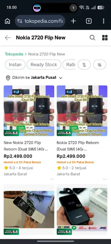 Noxia 2720 flip kali minat !
