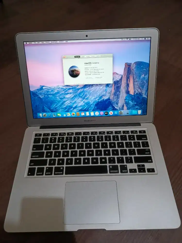 Macbook air 2017 13 inc 8gb 128gb