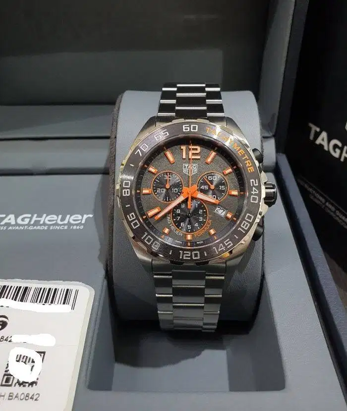 TAG Heuer Formula 1 CAZ101AH.BA0842 Chronograph Grey Dial Steel Strap
