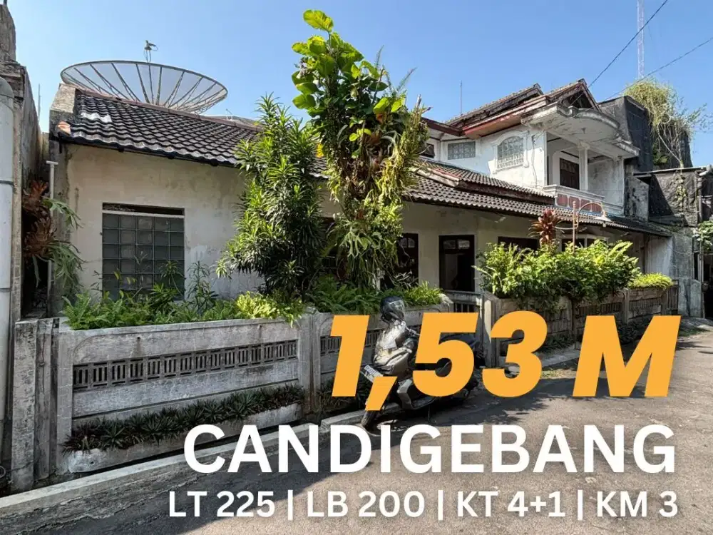 Jual Rumah Candigebang Tanah Luas Harga BU Nego Sampai Deal