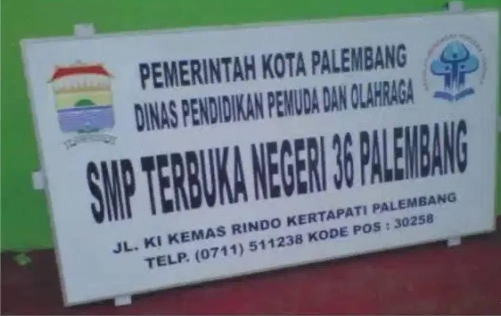 Las Kontruksi Reklame Neon box & signane papan nama Segitiga Kayu dll