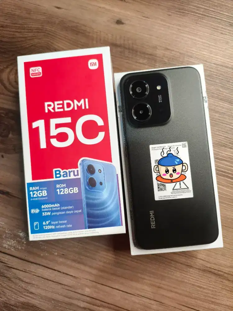 Redmi 15C (6/128) Garansi Panjang Full Ori
