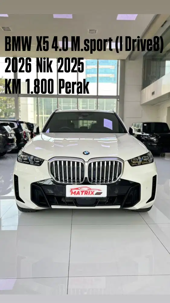 BMW X5 4.0 MSport(i-Drive8) 2026 nik25 White Siap pakai