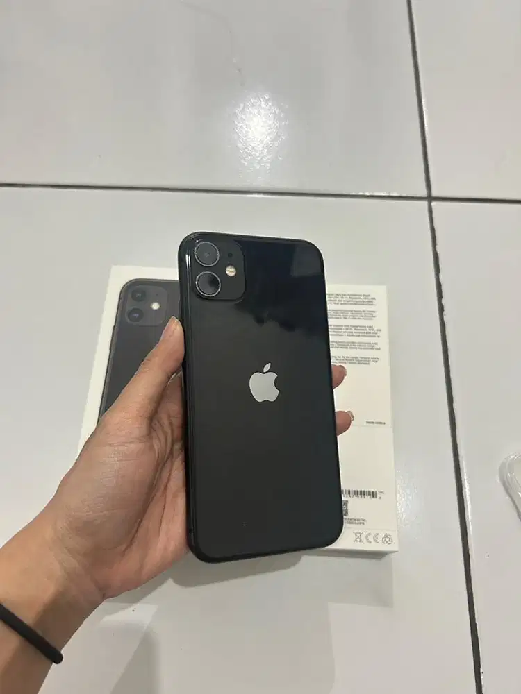 Iphone 11 128GB IBOX Fullset mulus nominus pemakaian Pribadi