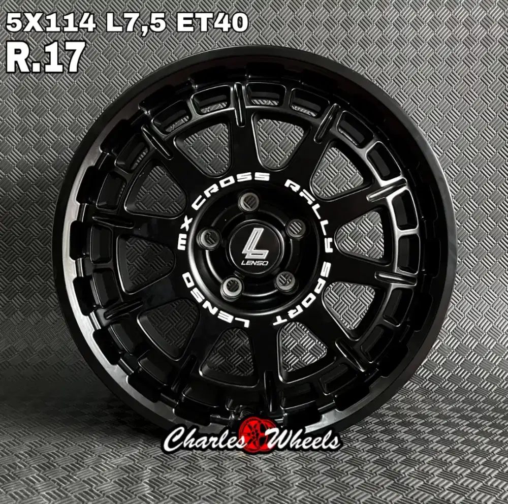 VELG LENSO RALLY SPORT R17 HITAM
