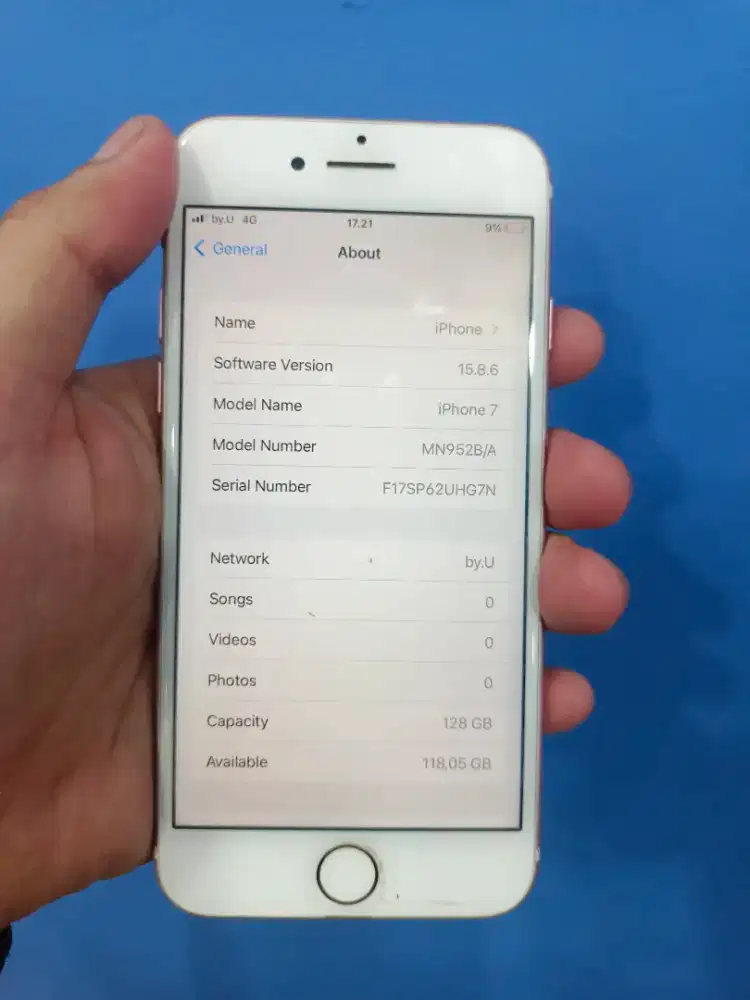 iPhone 7 128 ex inter allop hp only