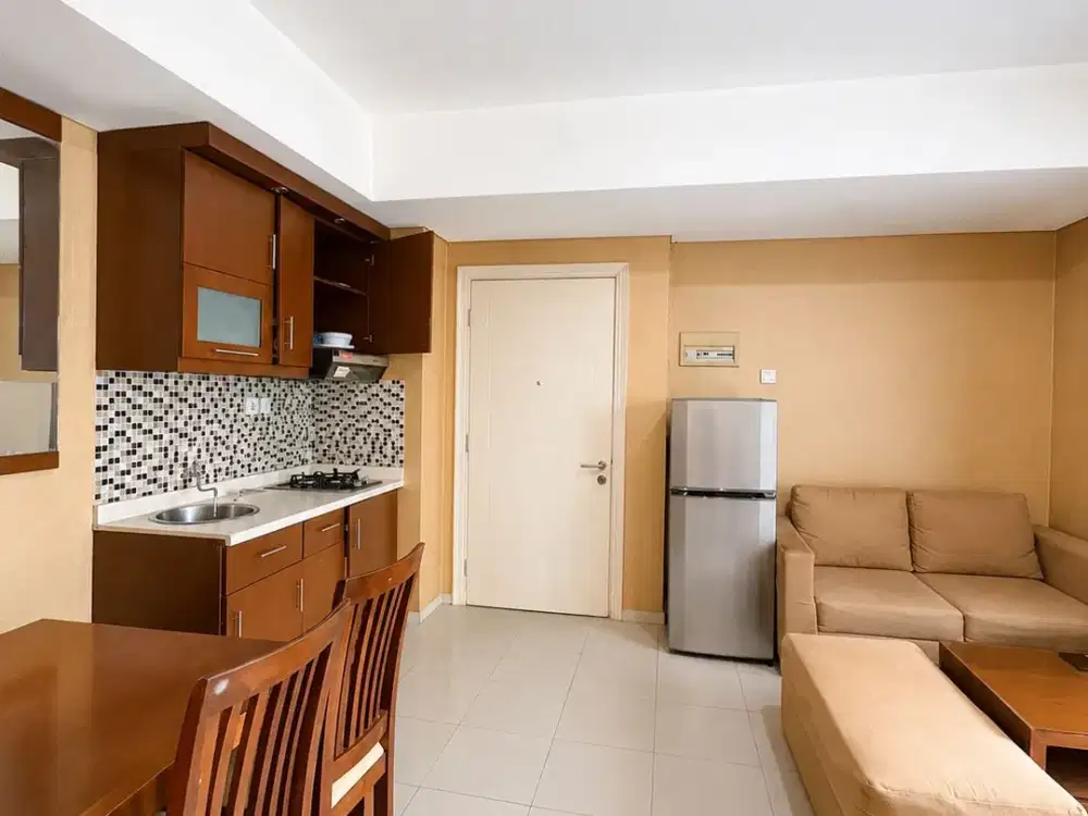 FREE IPL Selamanya Cosmo Terrace Apartemen Thamrin City 2BR Furnish Jalan Kaki ke Plaza Indonesia