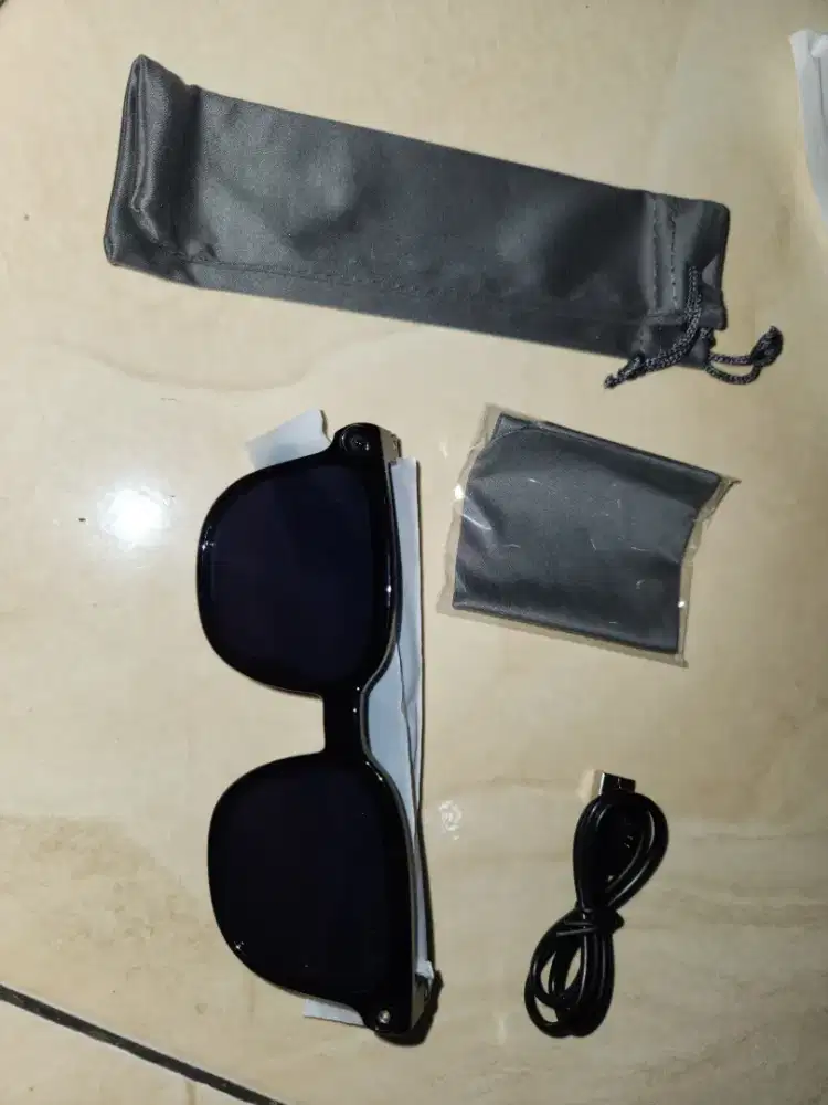 Kacamata PEJE AI Glasses M02S - Kamera 8MP & Audio (Lensa Hitam)