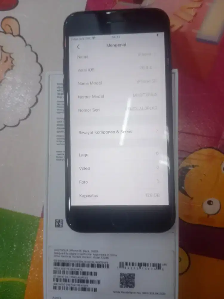 IPHONE SE 2020  128GB IBOX FULLSET