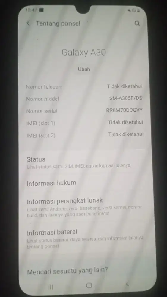 Samsung a30 second