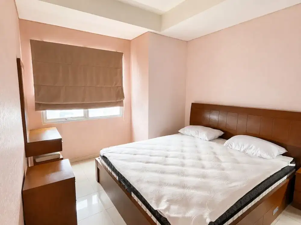 Disewakan Bulanan Murah Cosmo Terrace Apartemen Thamrin City 2BR Furnish dekat ke MRT Bundaran HI