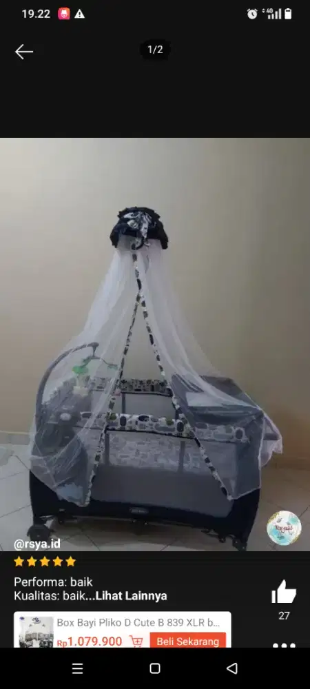 Tempat tidur bayi