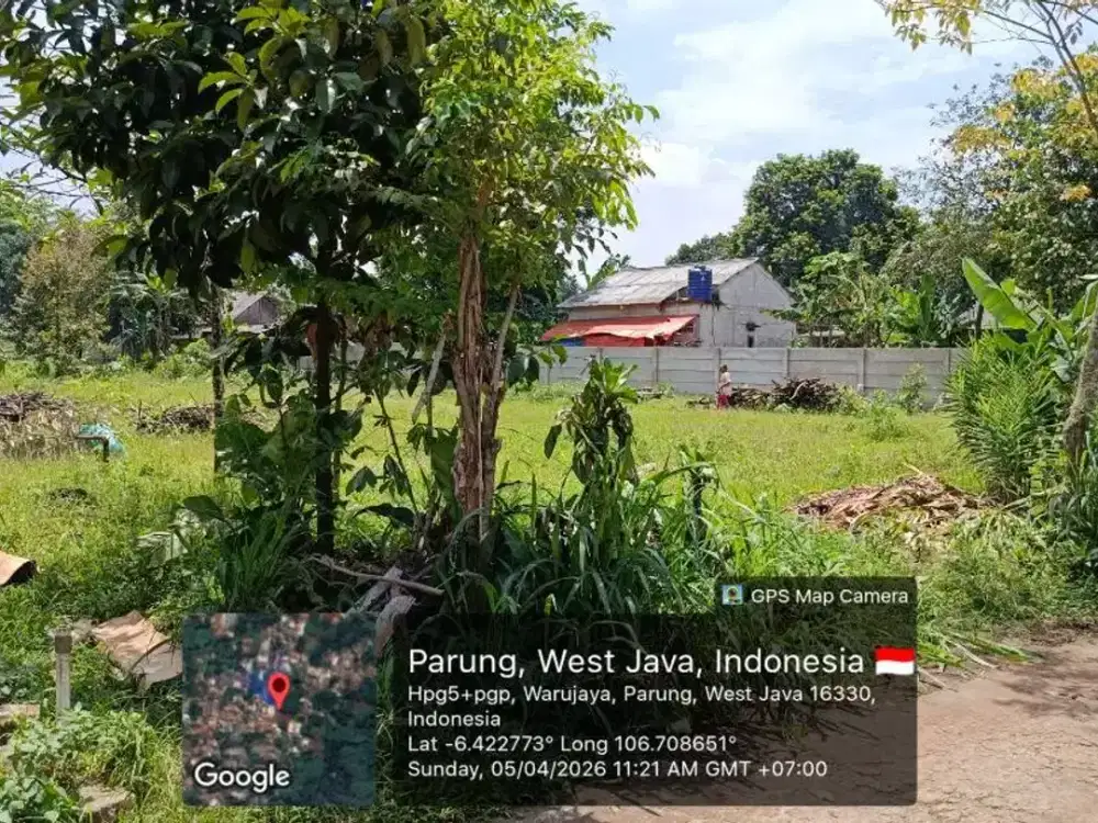 Dijual Tanah Residensial Parung di Warujaya