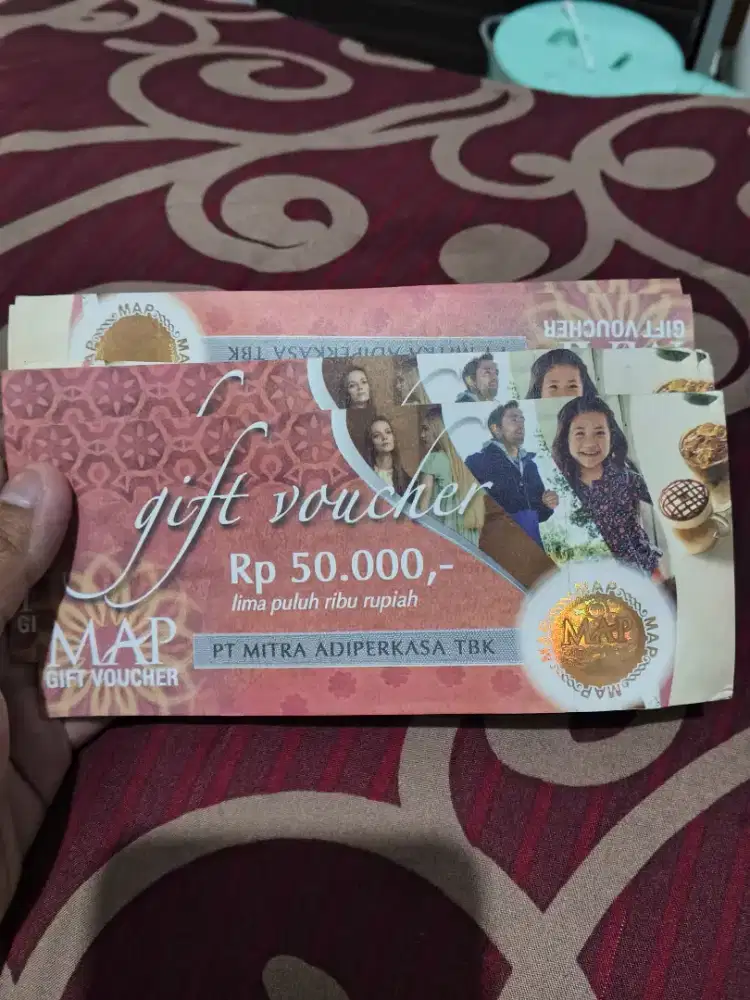 VOUCHER MAP Pecahan 50.000 (12 lembar)