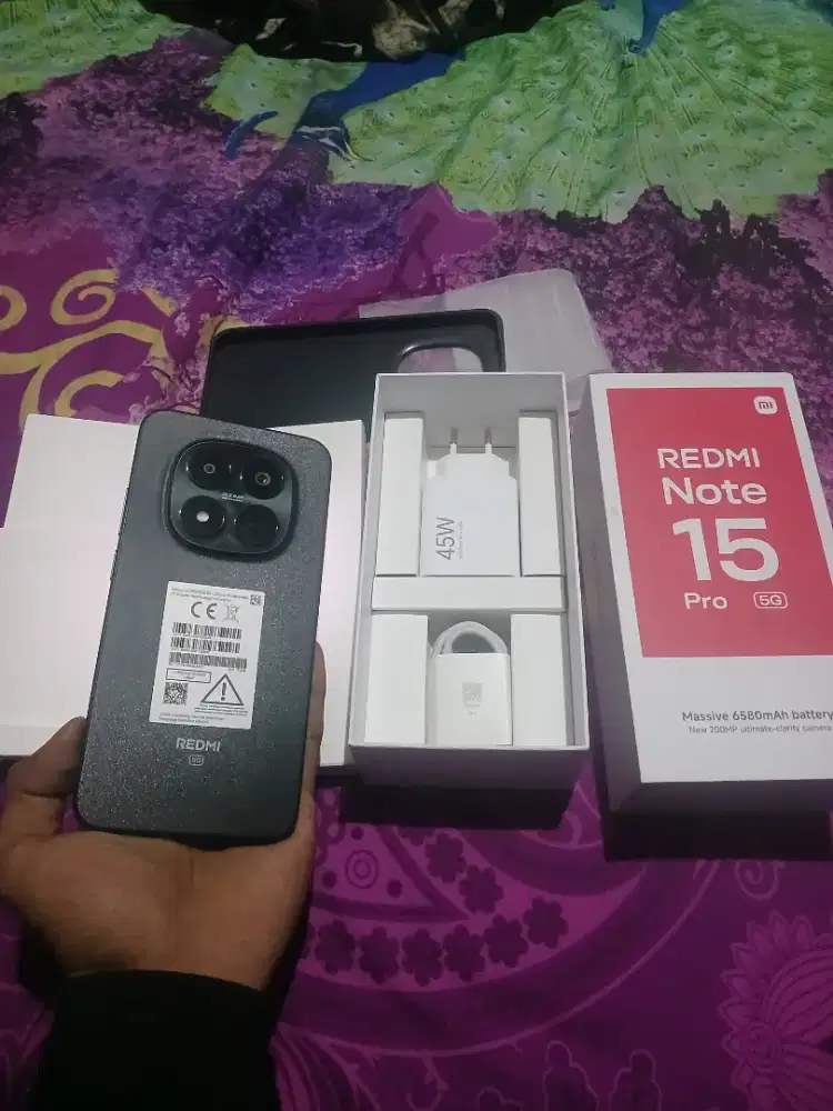 Xiaomi redmi note 15pro 5G ram 12/512