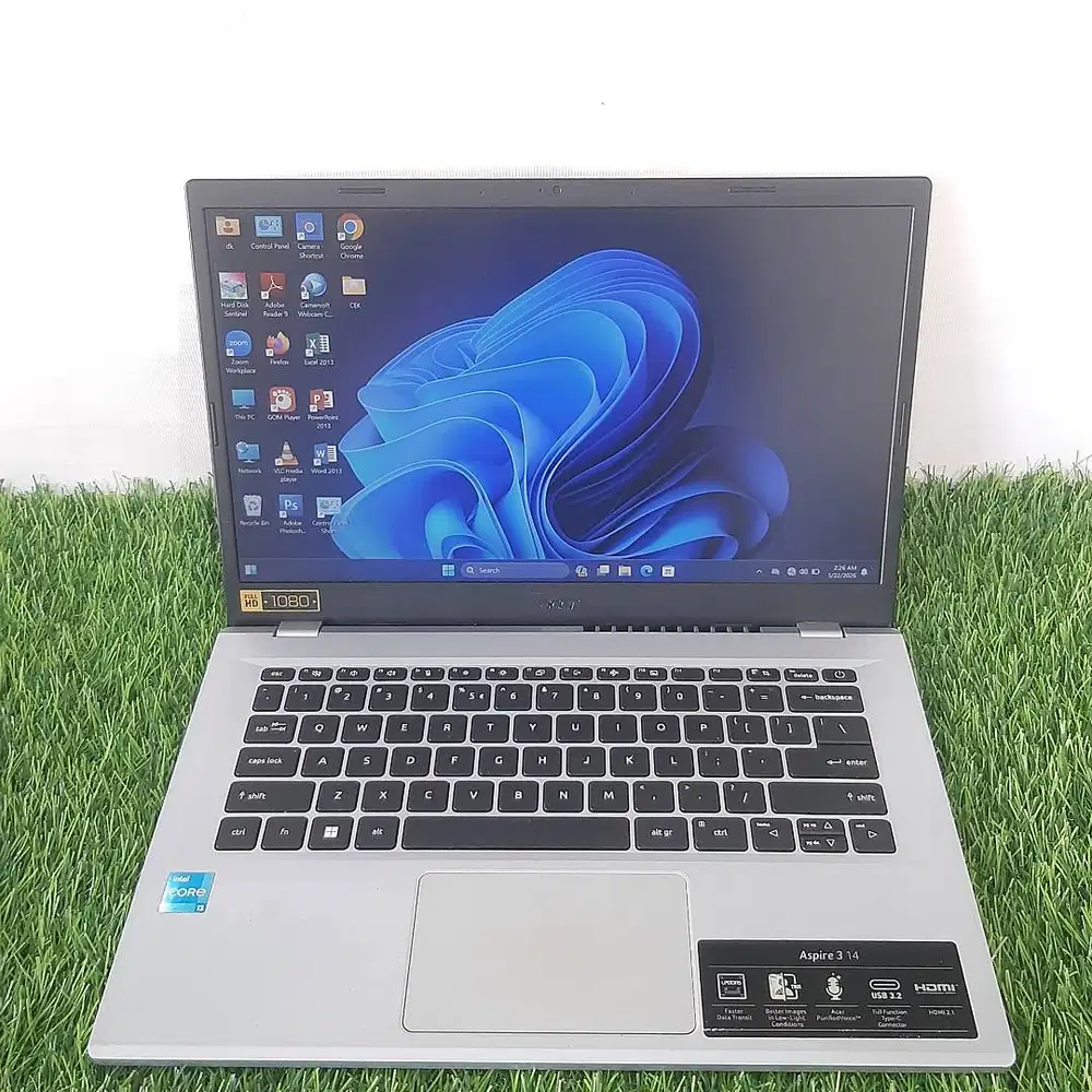 LAPTOP ACER ASPIRE 3 14 A314-36M CORE I3-N305 RAM 8GB SSD NVME 512GB