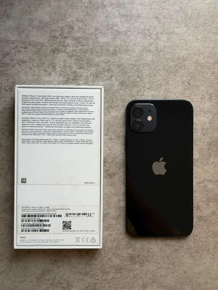Iphone 12 128gb Ibox fullset