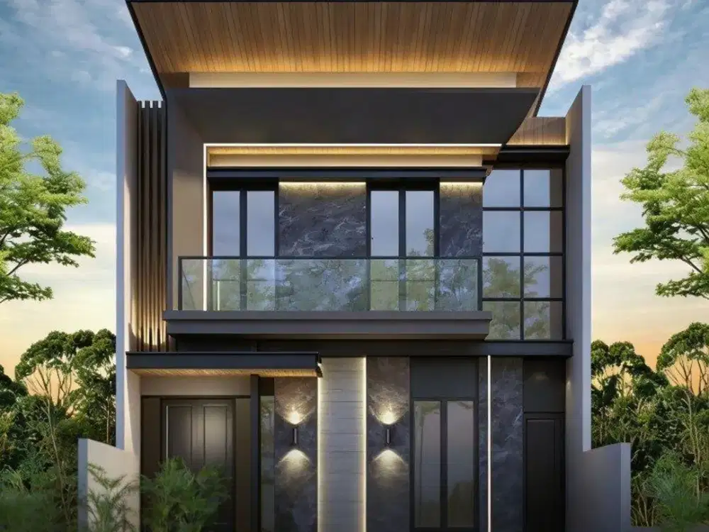 Rumah Woodland Citraland NEW MINIMALIS carport 2