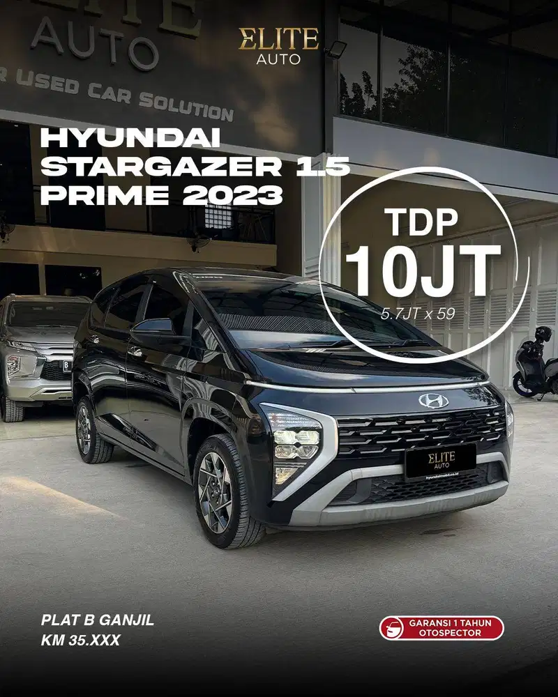 [DP 10JT] Hyundai Stargazer 1.5 Prime 2023 AT