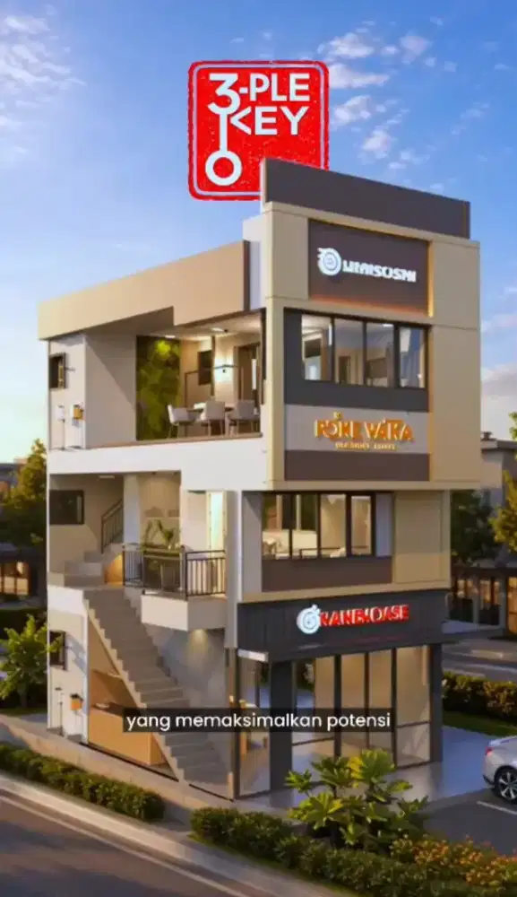 Dijual Ruko Yutaka bebas macet lokasi Lippo Bekasi