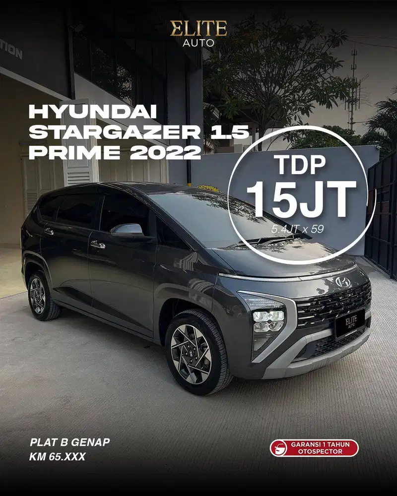 [DP 15JT, SUPER LOW KM] Hyundai 1.5 Stargazer Prime 2022